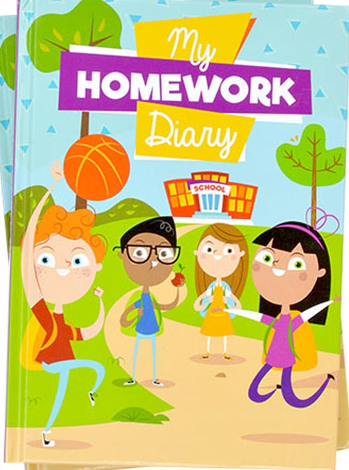 a homework diary en francais